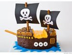 easy pirate ship cake